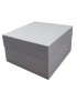 Caja Tarta Blanca 25.4 X 25.4 X 15.2 Cm. Altura