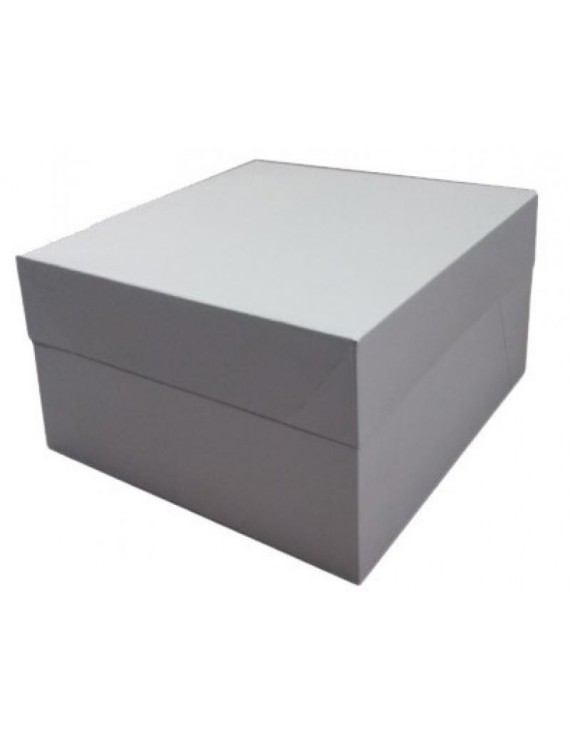 Caja Tarta Blanca 30.5 X 30.5 X 15 CM. Altura