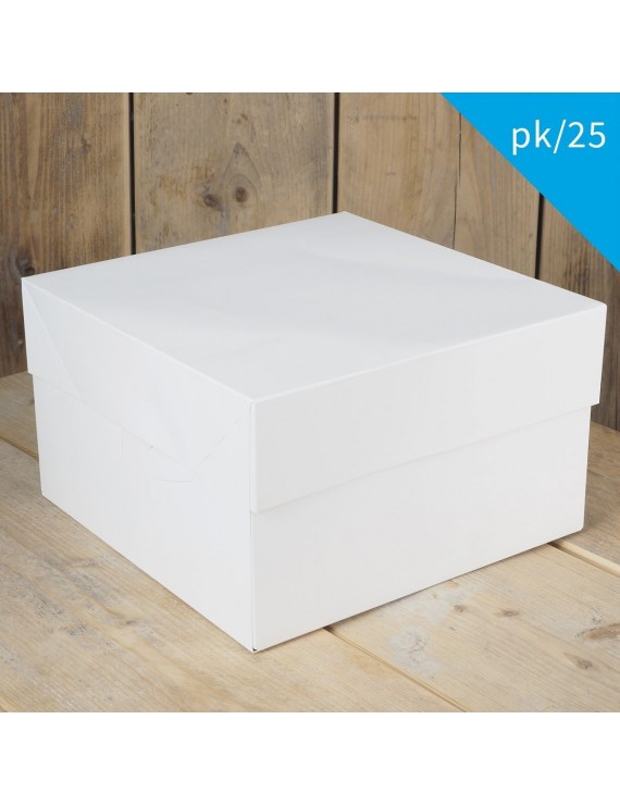 FunCakes Caja Blanca 20x20x15cm- 25 u