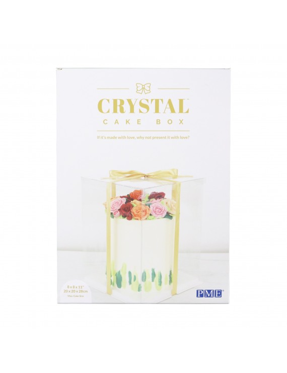 PME Crystal Caja para Tartas -20cm