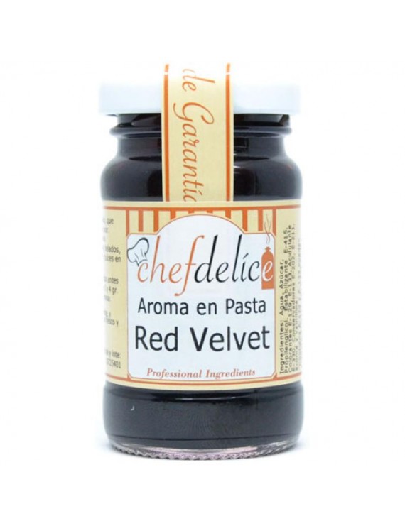 Chefdelice Red Velvet Aroma En Pasta Emulsión 50g