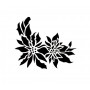 Plantilla / Stencil Jem - Poinsettia (104 X 93MM / 4 X 3.6 ")