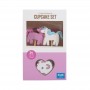 Set de 24 Cápsulas y Toppers para Cupcakes - Unicornio