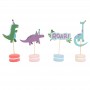 Set de 24 Cápsulas y Toppers para Cupcakes - Dinosaurio