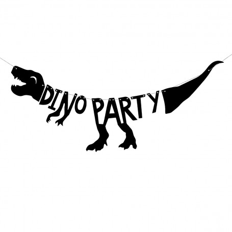 PartyDeco Banner Dinosaurios