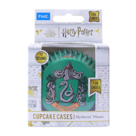 Harry Potter Cápsulas para Cupcakes Forradas de Aluminio, Set de 30, Slytherin